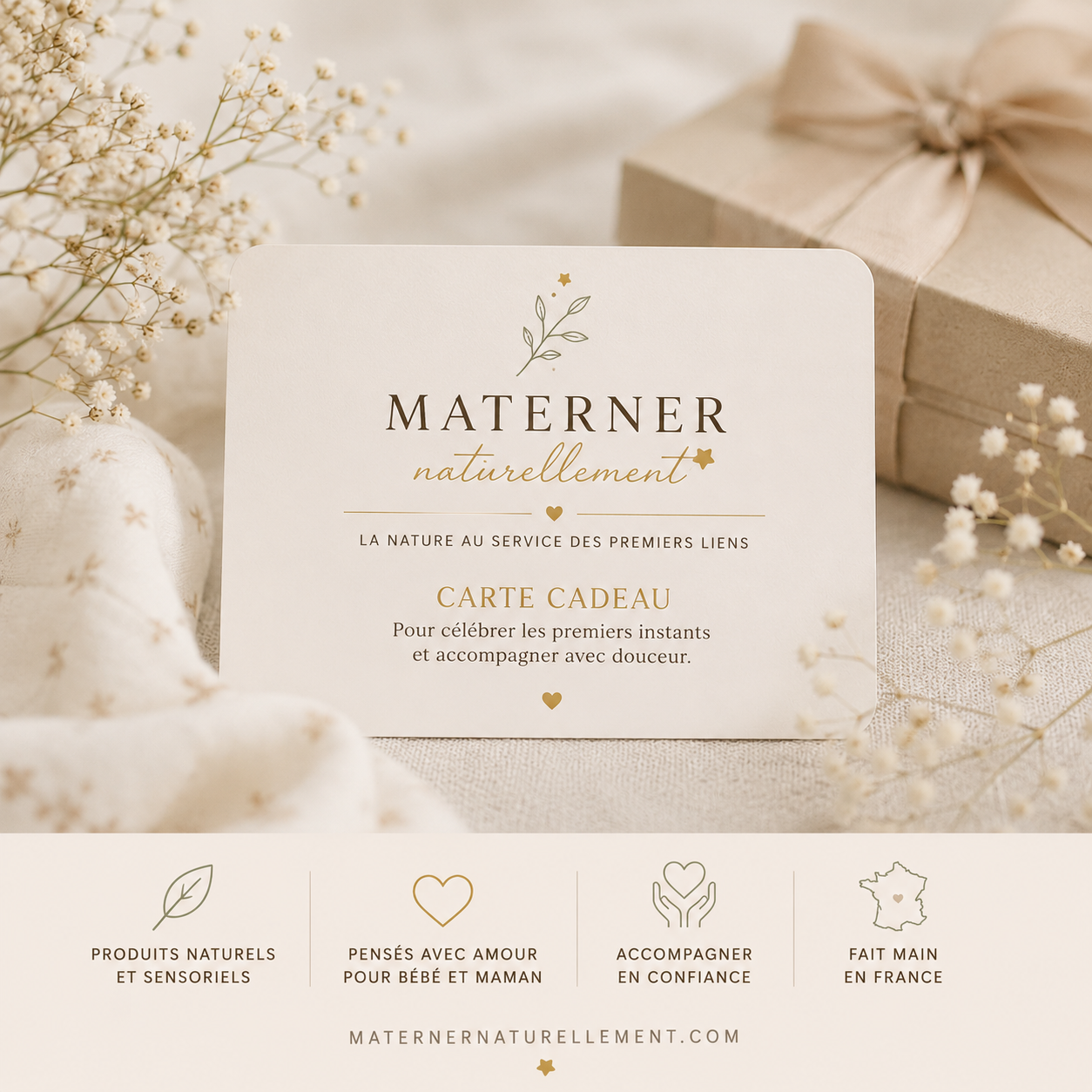 CARTE CADEAU - MATERNER NATURELLEMENT