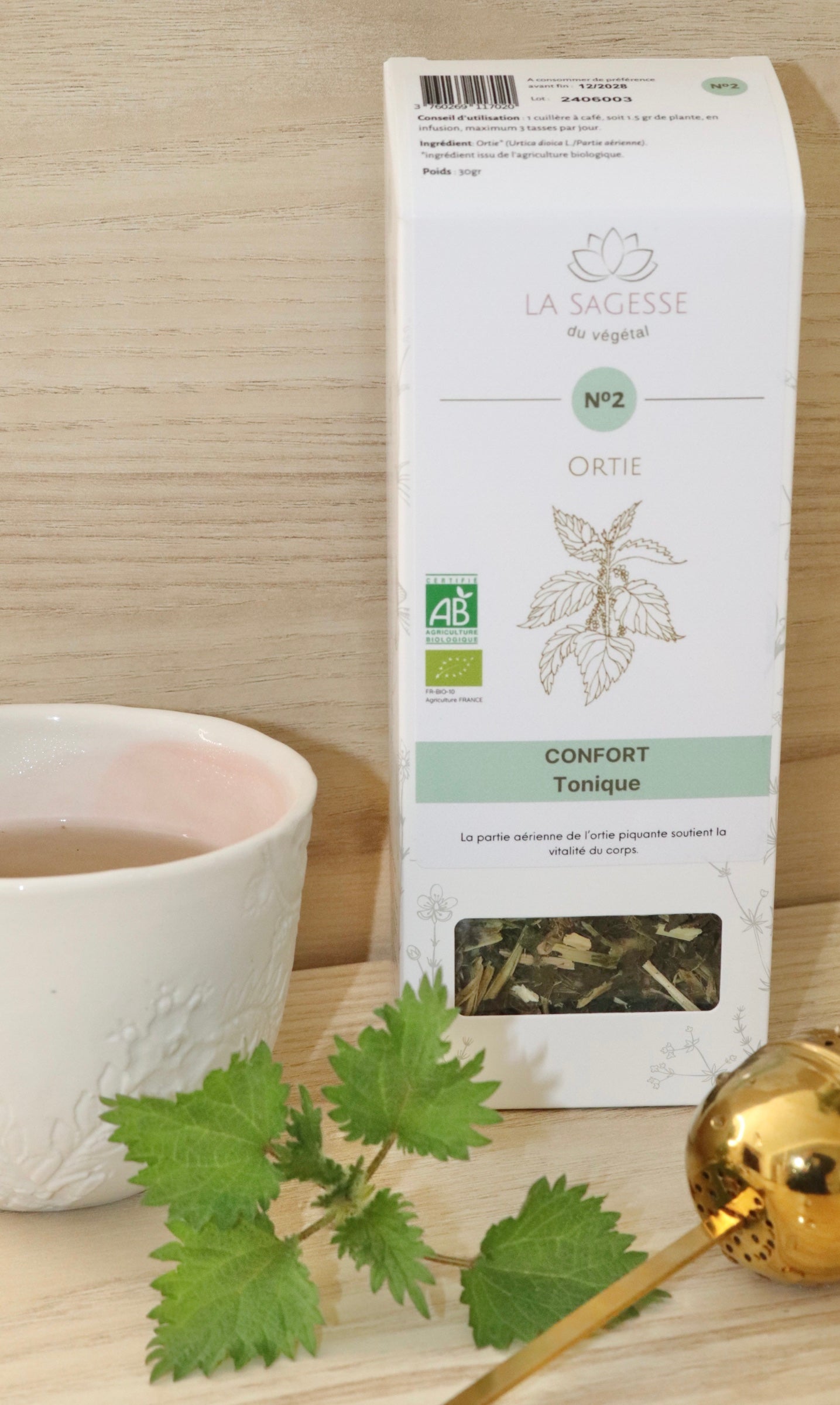 TISANE CONFORT TONIQUE N°2 - La Sagesse du Végétal