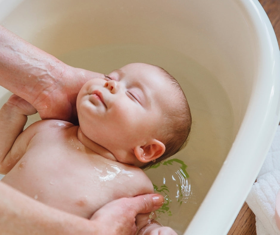 Le bain du bébé