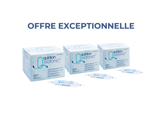 QUINTON ISOTONIC - 3 BOITES x 30 AMPOULES