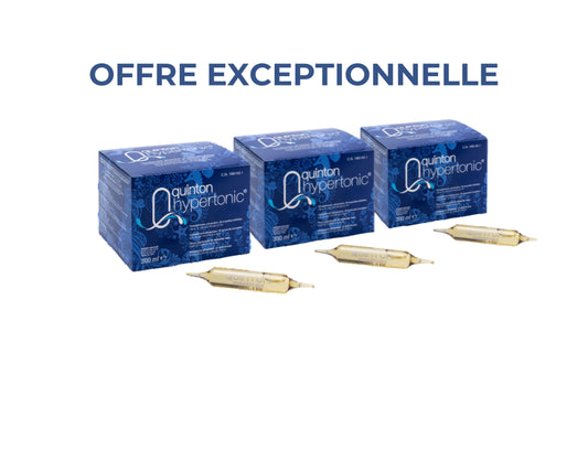 QUINTON HYPERTONIC - 3 BOITES x 30 AMPOULES
