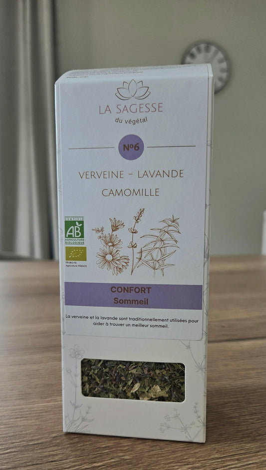 TISANE CONFORT SOMMEIL N°6 - La Sagesse du Végétal