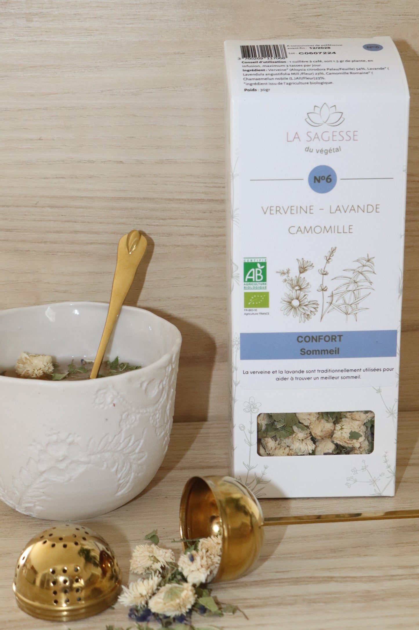 TISANE CONFORT SOMMEIL N°6 - La Sagesse du Végétal