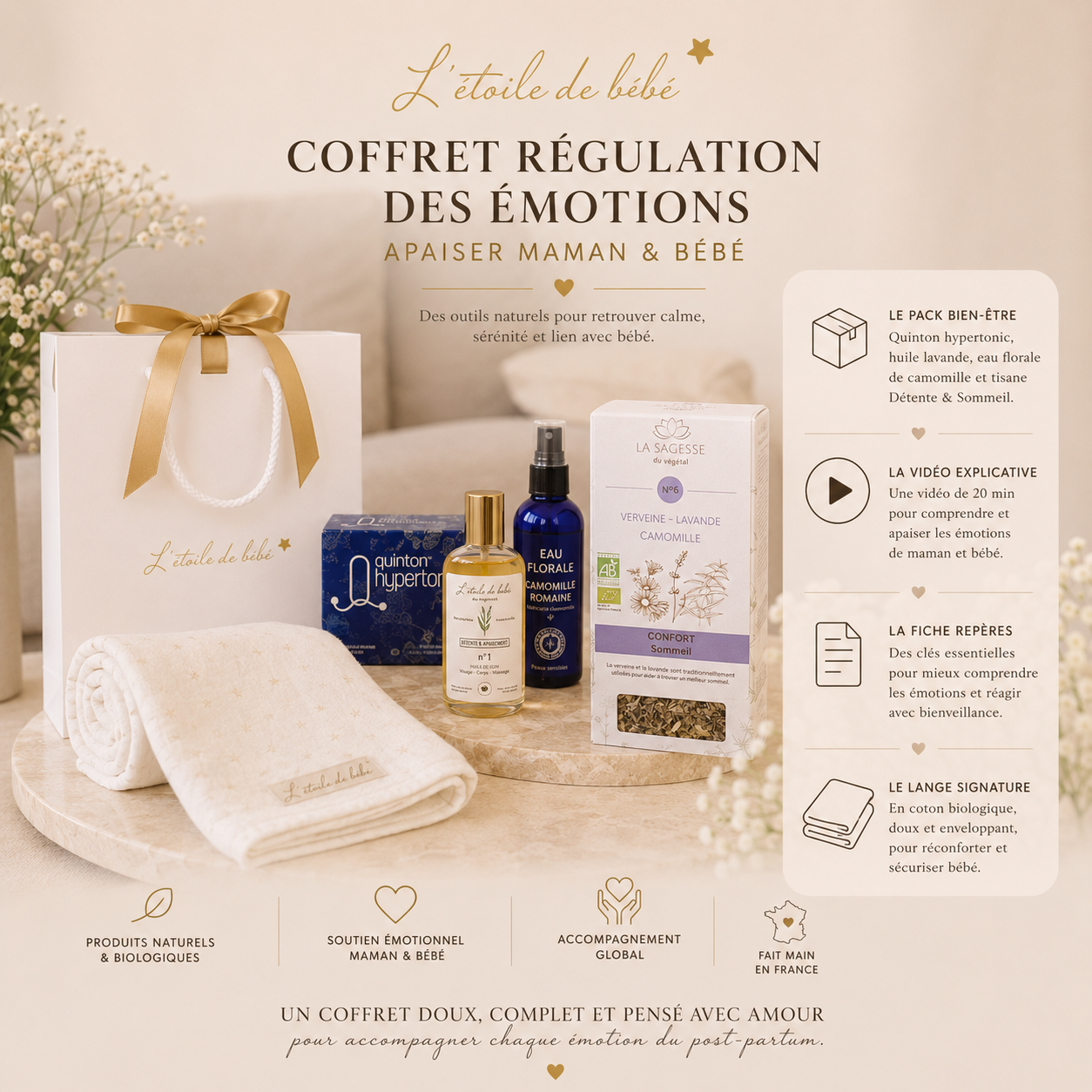 COFFRET APAISER SYSTEME NERVEUX - Régulation des émotions - Maman & Bébé